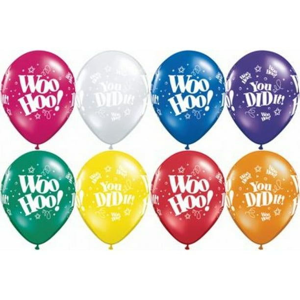 Ages 6,7,8,9,10 Birthday Helium Quality 6 x Qualatex 11/" Latex Party Balloons